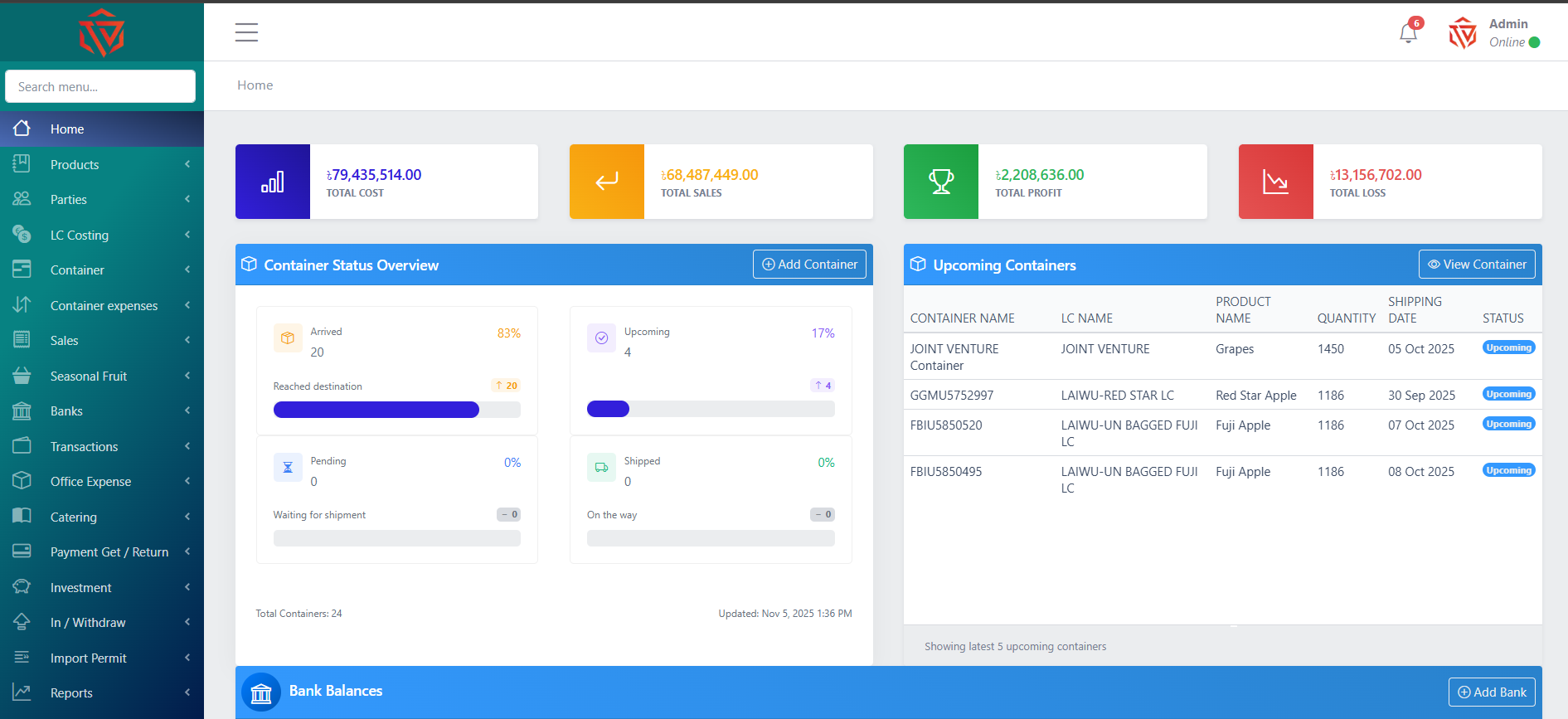 Taifa Traders ERP System